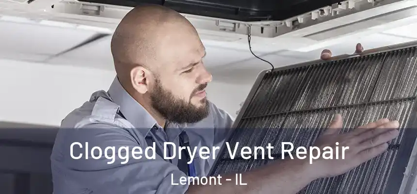 Clogged Dryer Vent Repair Lemont - IL