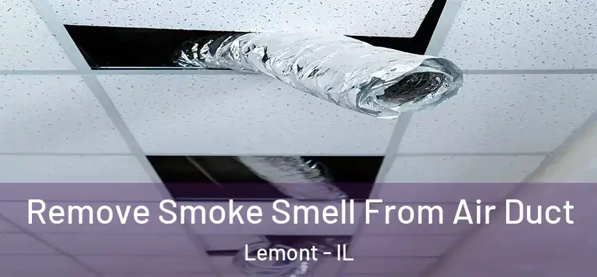 Remove Smoke Smell From Air Duct Lemont - IL